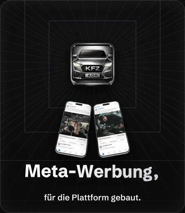 Website von KfzAds auf dem Smartphone