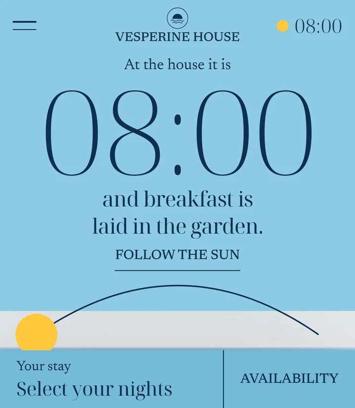 Website-Vorlage: Vesperine House